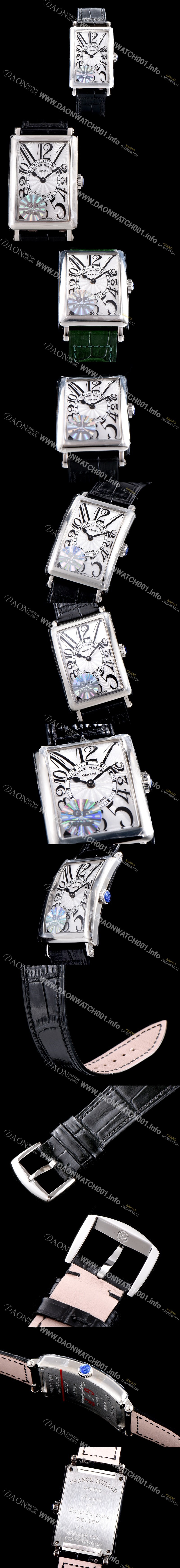 SA급 프랭크뮬러 여성용 롱아일렌드 952 QZ 컬력션 화이트 썬더스트 다이얼 스위스 쿼츠 무브먼트 FRA0432 xx