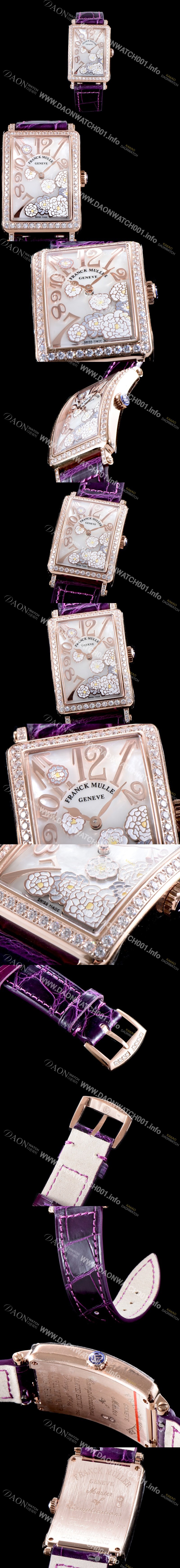 SA급 프랭크뮬러 여성용 롱아일렌드 952 QZ ORC D 1R 컬력션 최상급 퀄리티의 쥬얼셋팅 케이스 마더 오브 펄 다이얼 스위스 쿼츠 무브먼 FRA0415 xx