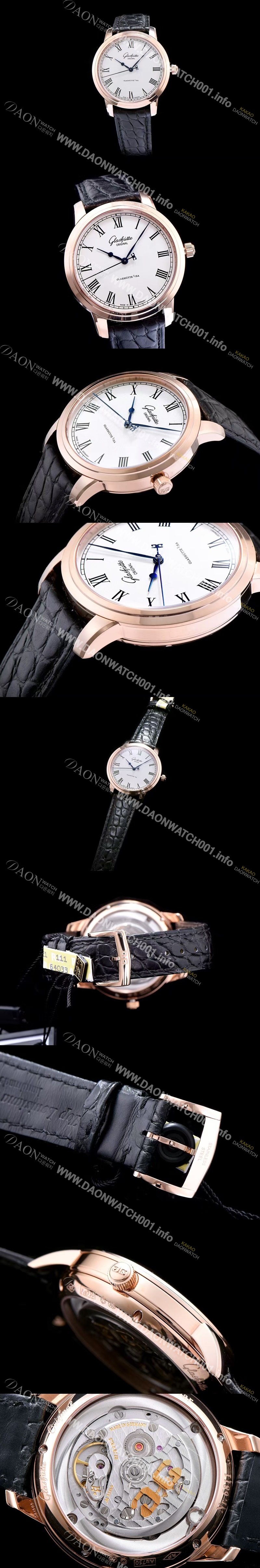 SA급 글라슈테 오리지날 남성용 세나토 베이지 다이얼 오토매틱 무브먼트 GLA4220 xx