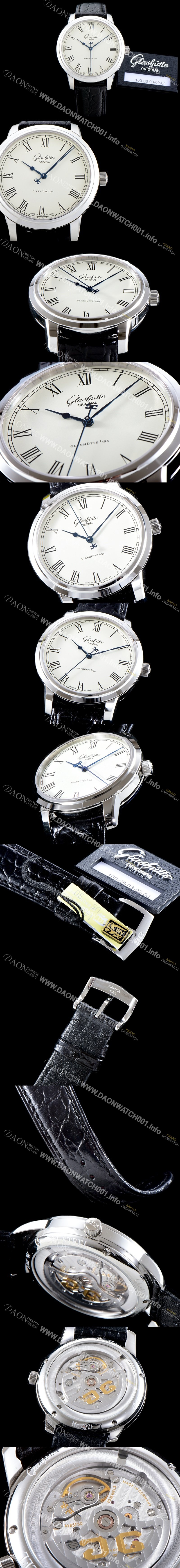 SA급 글라슈테 오리지날 남성용 세나토 베이지 다이얼 오토매틱 무브먼트 GLA4243 xx