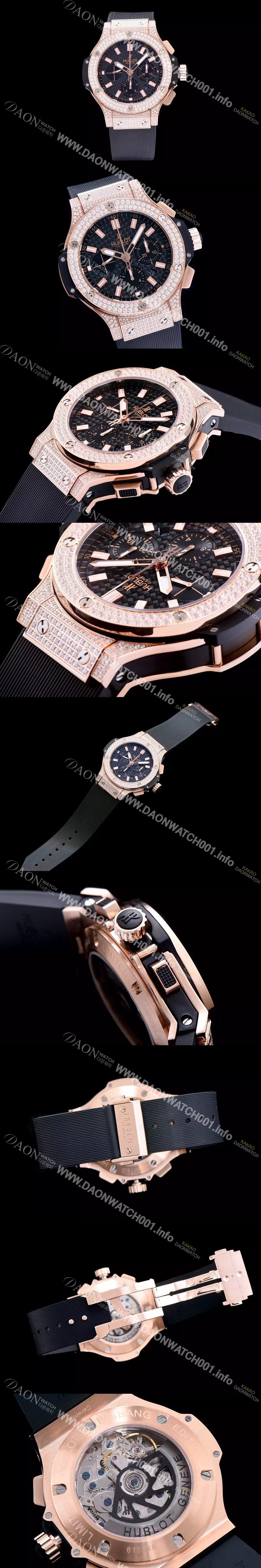 SA급 휴블렛 남성용 빅뱅 하이퀄리티에 볼루션 블랙 다이얼 오토매틱 무브먼트 HUB0431 xx