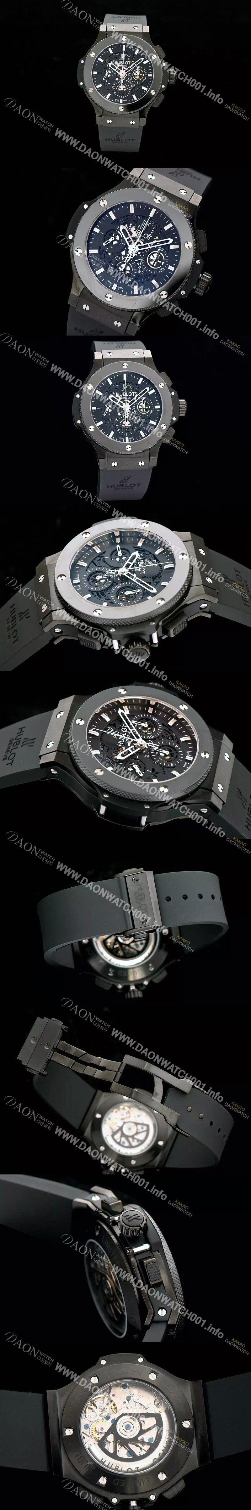 SA급 휴블렛 남성용 빅뱅 블랙 다이얼 오토매틱 HUB0444 xx