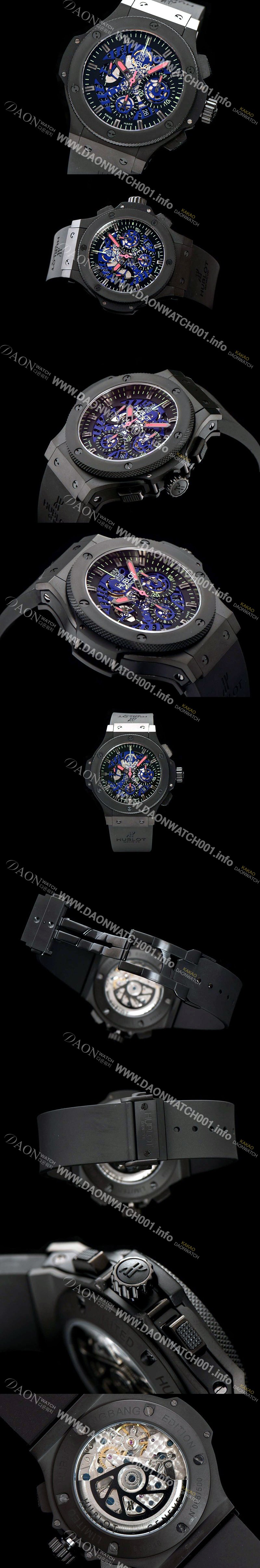 SA급 휴블렛 남성용 빅뱅 블루다이얼 오토매틱 HUB0404 xx