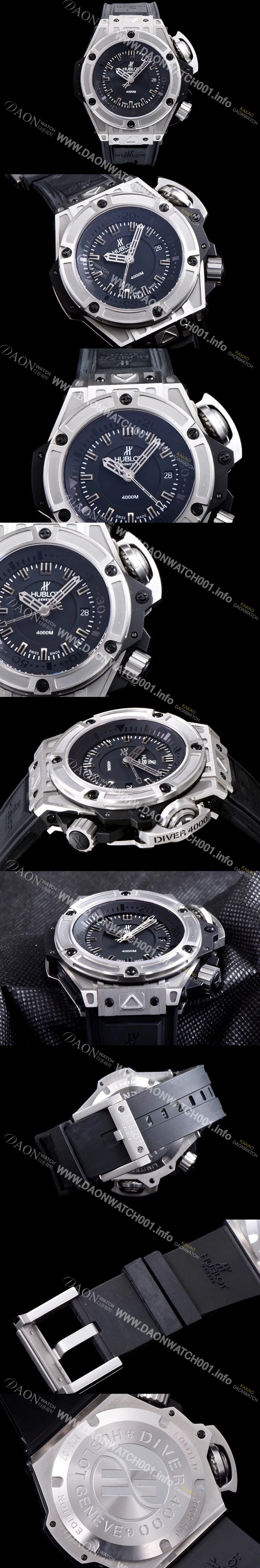 SA급 휴블렛 남성용 빅뱅 킹파워 731.NX.1190.RX 최고급형 퍼펙트버젼 오셔노그래픽 4000 블랙 다이얼 오토매틱 무브먼트 HUB0410 xx