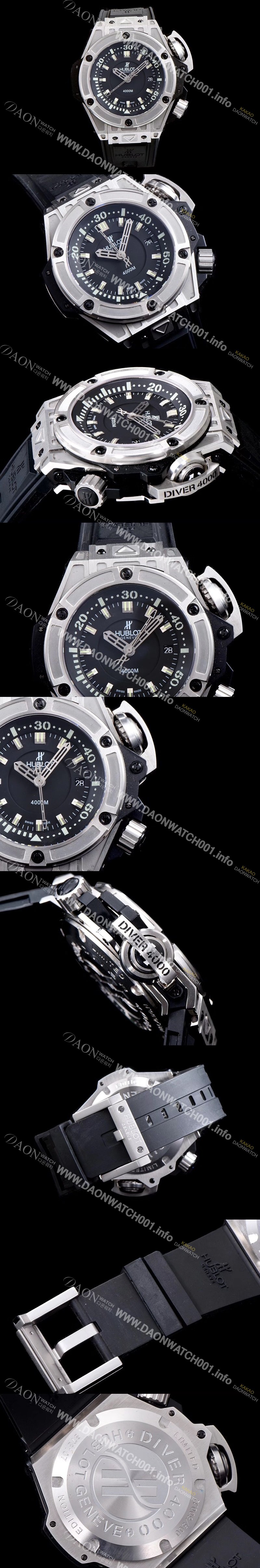 SA급 휴블렛 남성용 빅뱅 킹파워 731.NX.1190.RX 최고급형 퍼펙트버젼 오셔노그래픽 4000 블랙 다이얼 오토매틱 무브먼트 HUB0413 xx