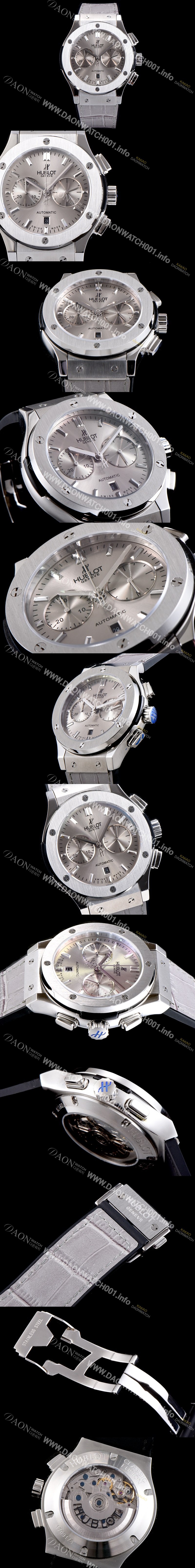 SA급 휴블렛 남성용 클레식 퓨전 521.NX.7071.LR 크로노그래프 그레이 다이얼 오토매틱 무브먼트 HUB0210 xx