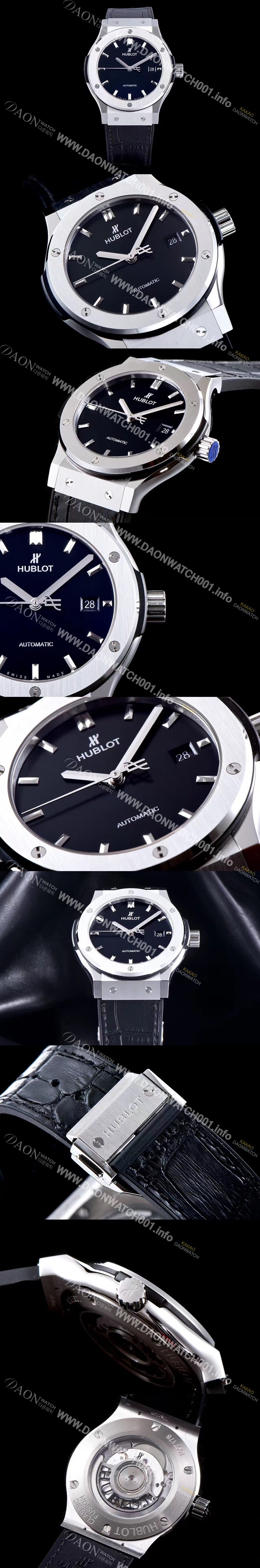 SA급 휴블렛 남성용 NEW 클레식 퓨전 511.NX.1171.LR 논그로노형 33MM 블랙 다이얼 오토매틱 무브먼트 HUB0201 xx