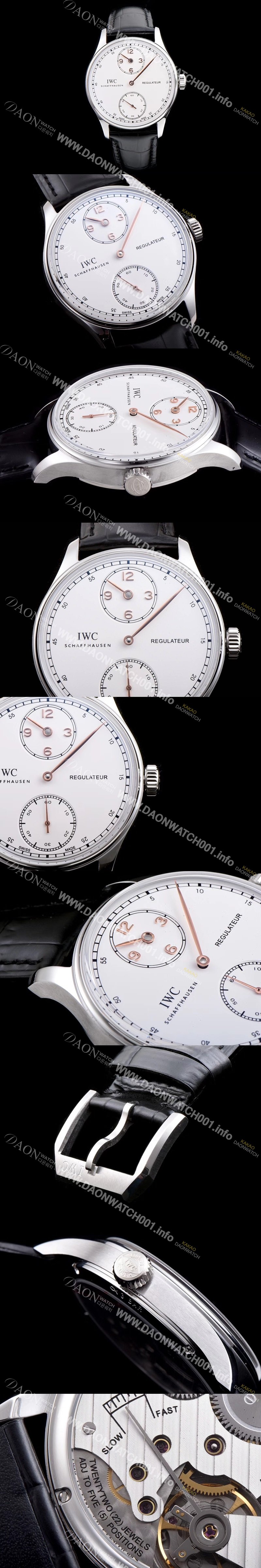 SA급 아이더블유씨 남성용 포르투기즈IW544403모델 화이트 다이얼 IWC0100 xx