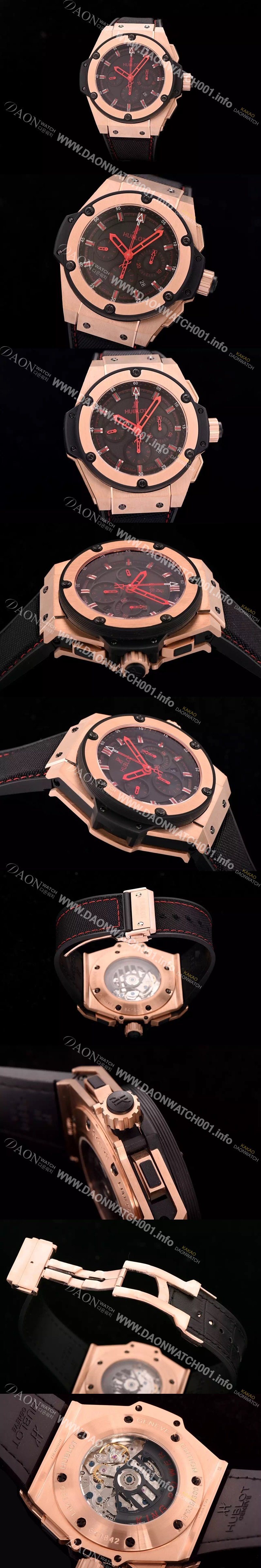 SA급 휴블렛 남성용 빅뱅 킹 F1 포뮬라 에디션 블랙다이얼 HUB4200 xx