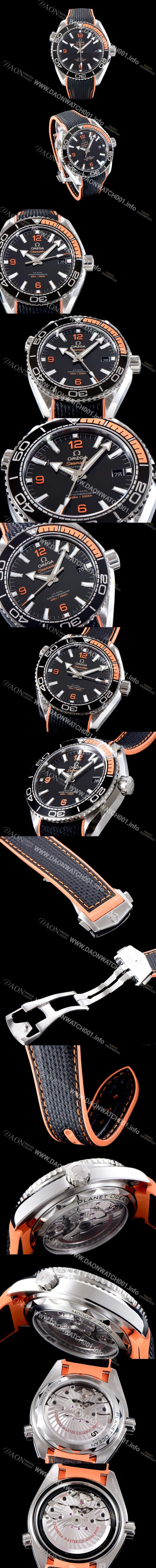 SA급 오메가 남성용 뉴 신형!! 씨마스터 플래닛 오션600M 코-액시얼 마스터 크로노미터 43.5MM 블랙 다이얼 오토매틱 무브먼트 OMG0114 xx