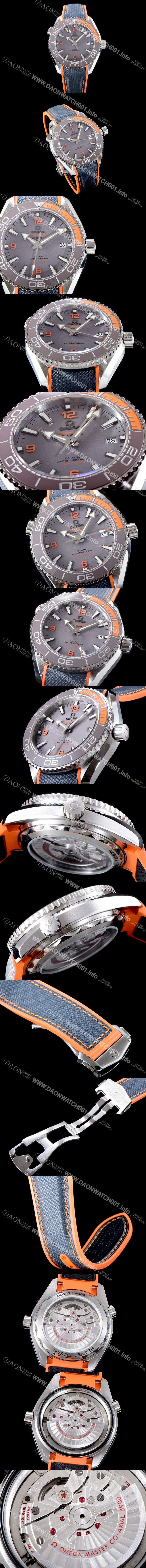 SA급 오메가 남성용 신형 그레이 다이얼 UP!! 씨마스터 플래닛 오션600M 코-액시얼 마스터 크로노미터 43.5MM 오토매틱 무브먼트 OMG01101 xx