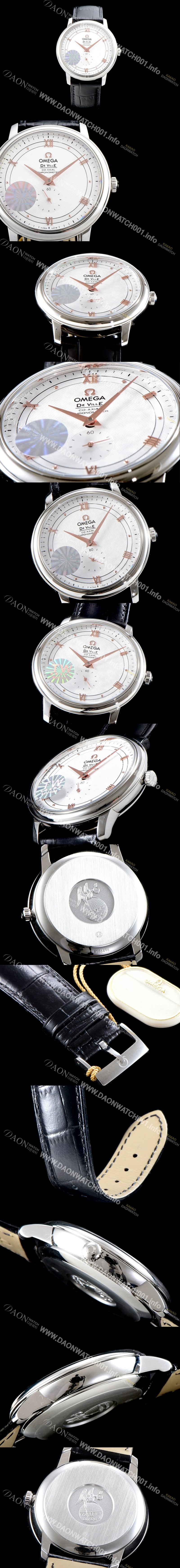 SA급 오메가 남성용 드빌 프레스티지 424.13.39.20.02.001