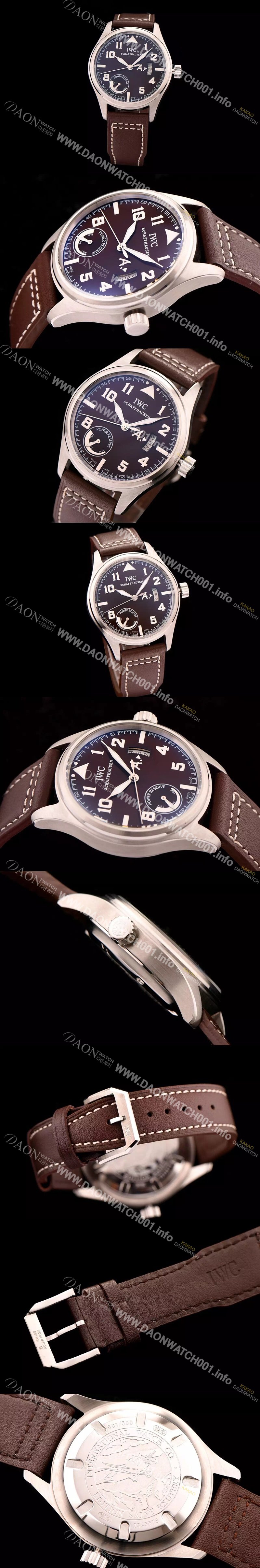 SA급 아이더블유씨 남성용 생떽쥐베리 파워 리져브 에디션 42mm 브라운다이얼 IWC0400 xx