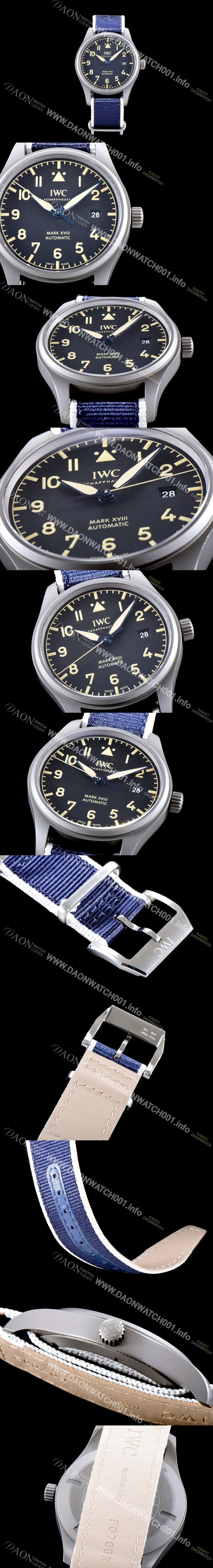 SA급 아이더블유씨 남성용 파일럿 워치 마크 XVIII 헤리티지 IW327006