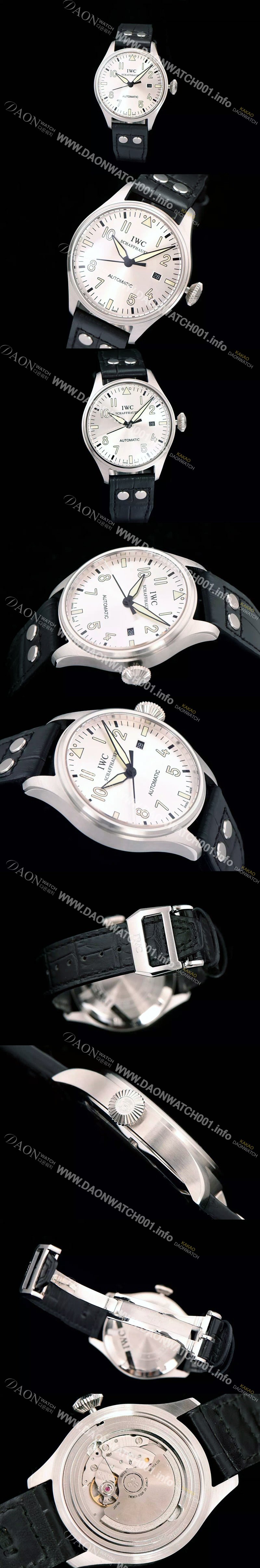 SA급 아이더블유씨 남성용 파일럿 실버다이얼 40mm IWC0430 xx