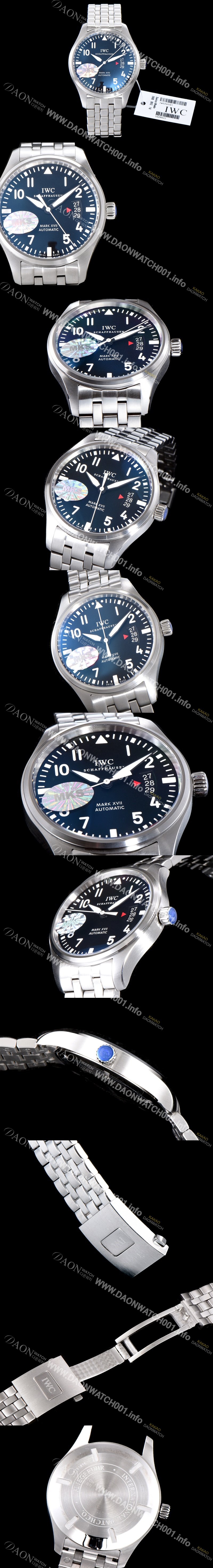 SA급 아이더블유씨 남성용 파일럿 IW326504 오토매틱 워치 41mm 블랙 다이얼 iwc4094 xx