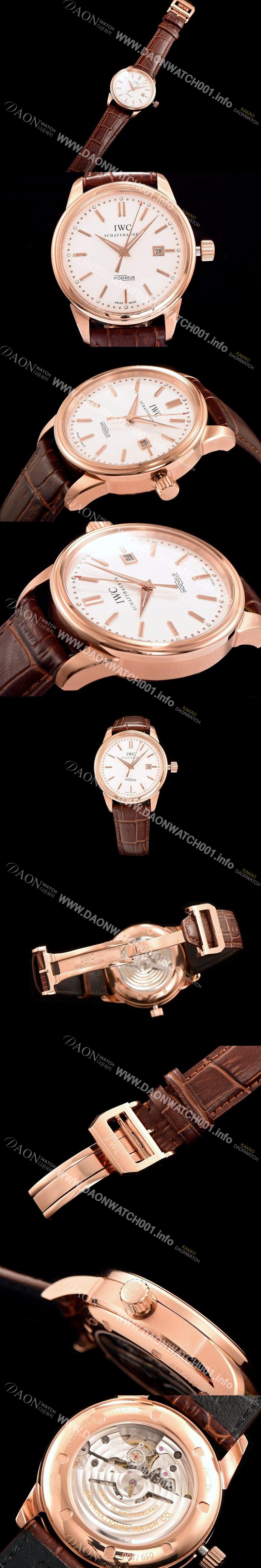 SA급 아이더블유씨 남성용 인게뉴어 화이트 다이얼 오토매틱 무브먼트 IWC0251 xx