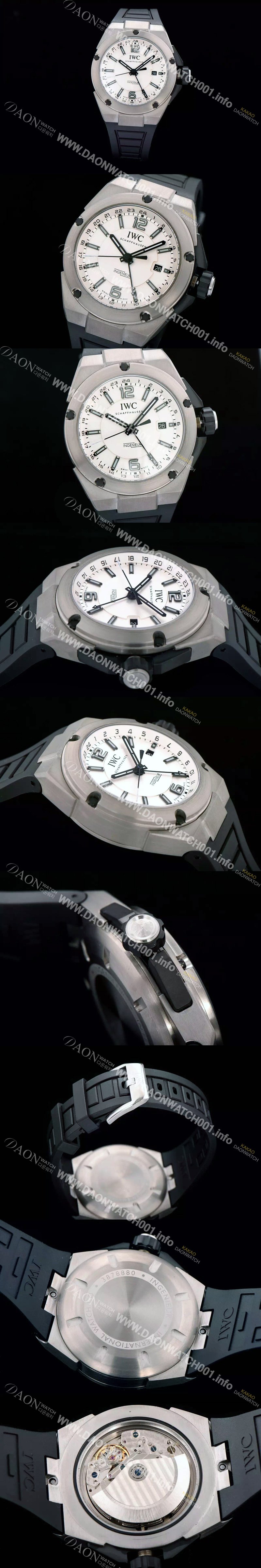 SA급 아이더블유씨 남성용 인게뉴어 티타늄 화이트다이얼 Gmt IWC0422 xx