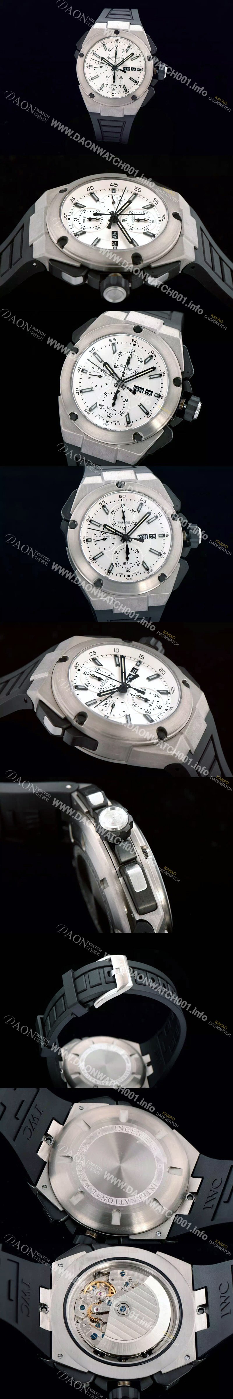 SA급 아이더블유씨 남성용 인제니어 화이트 다이얼 오토매틱 무브먼트 IWC0214 xx