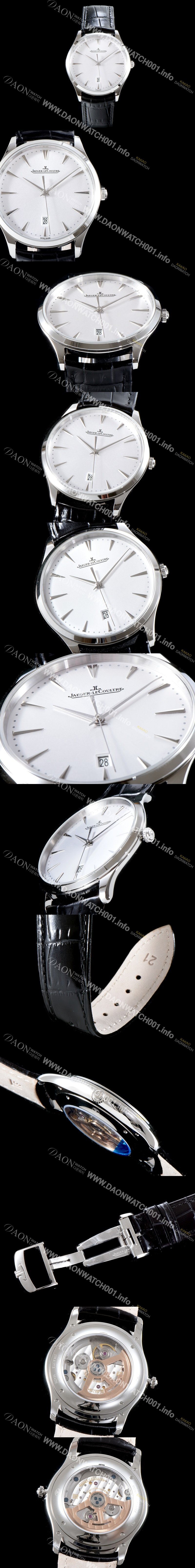 SA급 예거르꿀뜨르 남성용 마스터 울트라 씬 데이트1288420 플래식한 40MM UP!! 실버 다이얼 오토매틱 무브먼트 JAG0400 xx