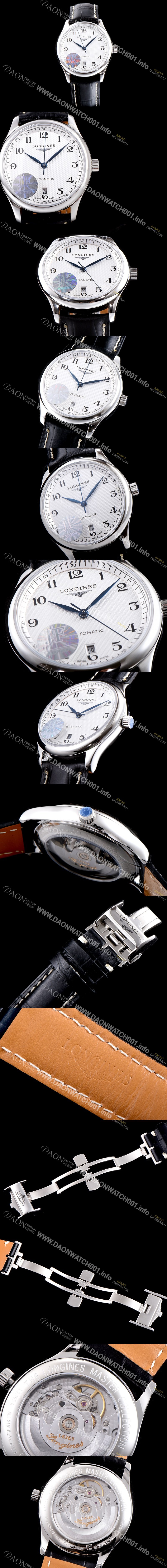 SA급 론진 남성용 마스터 L2.628.4.78.3 스테인레스 스틸 화이트다이얼 LON4201 xx