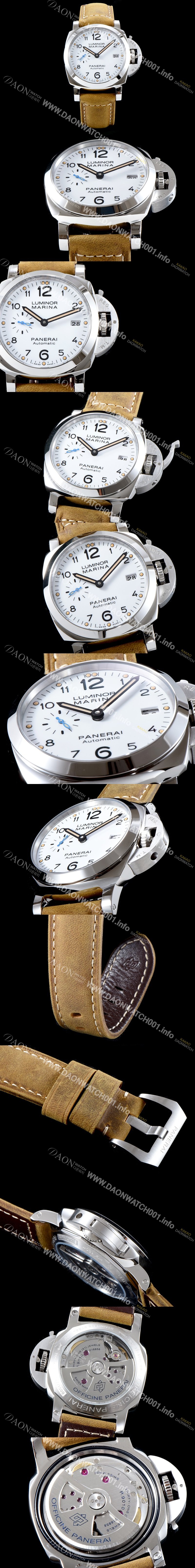 SA급 파네라이 남성용 루미노르 PAM01523 화이트 다이얼 오토매틱 무브먼트 PAN0213 xx