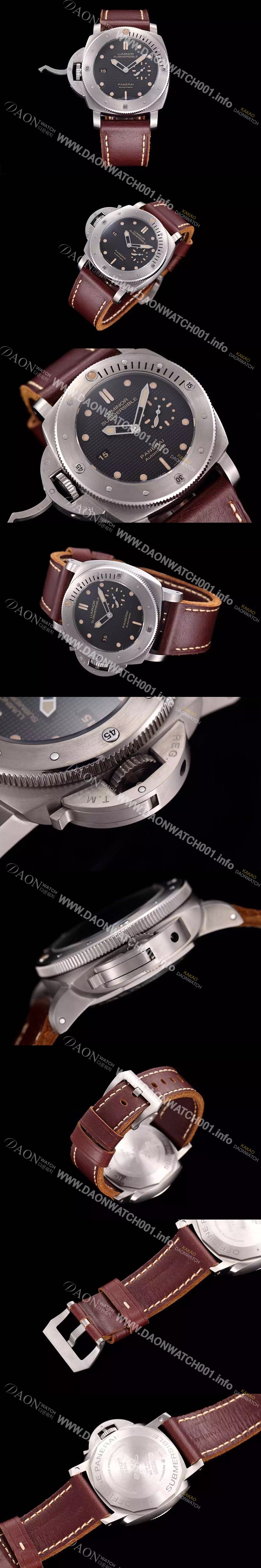 SA급 파네라이 남성용 루미너 1950 서브미시블 PAM00569 블랙 다이얼 PAN0433 xx