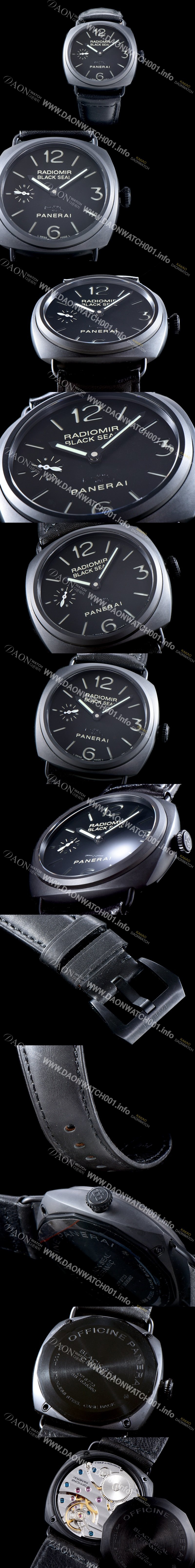 SA급 파네라이 남성용 라디오미르 블랙씰 블랙다이얼 PAN1216 xx