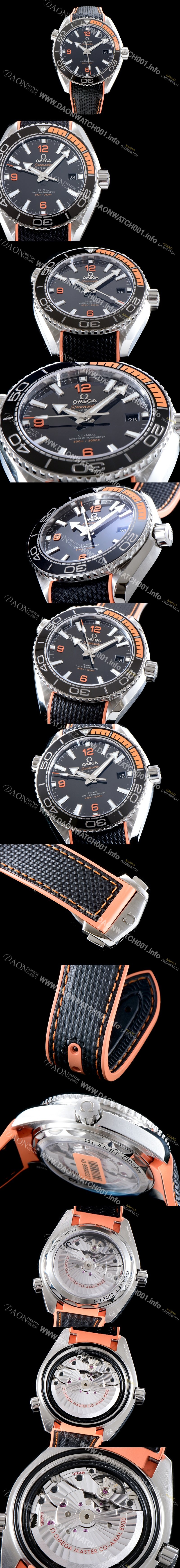 SA급 오메가 남성용 최신버전!! 시마스터 215.32.44.21.01.001 플래닛 오션600M 코-액시얼 마스터 크로노미터43.5MM 블랙 다이얼 오토매틱 무브먼트 OMG05034 xx