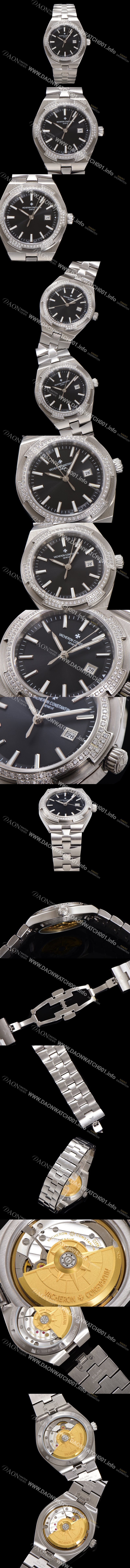 SA급 바쉐런 콘스탄틴 여성용 오버시즈 4605V200A-B971 오토매틱 무브먼트 35mm 블랙 다이얼 vac1142 xx