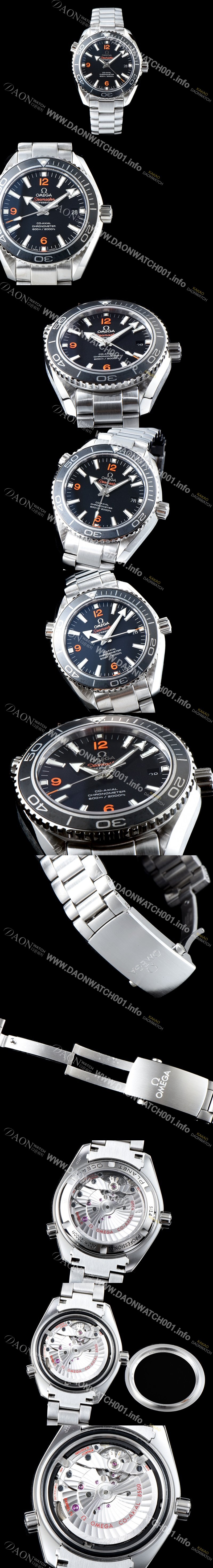 SA급 오메가 남성용 시마스터 플래닛 오션 프로패셔널 세라믹 베젤 45mm 오토매틱 무브먼트 OMG0300 xx