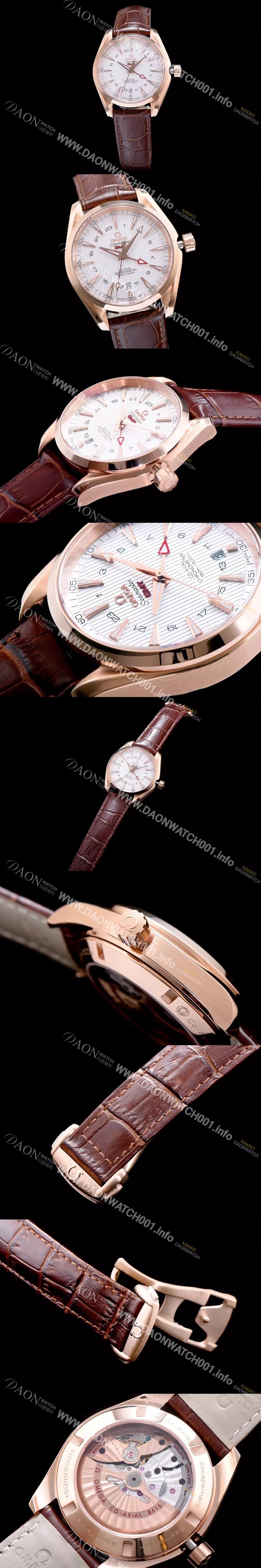 SA급 오메가 남성용 시마스터 지엠티 화이트 다이얼 오토매틱 무브먼트 OMG0323 xx