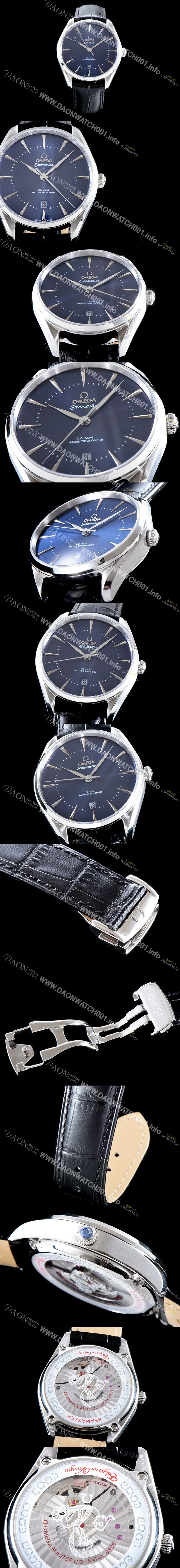 SA급 오메가 남성용 시마스터 클래식 영국 에디찌오네 베네치아 베니션 511.53.40.20.02.001 네이비 다이얼 오토매틱 무브먼트 OMG0020 xx