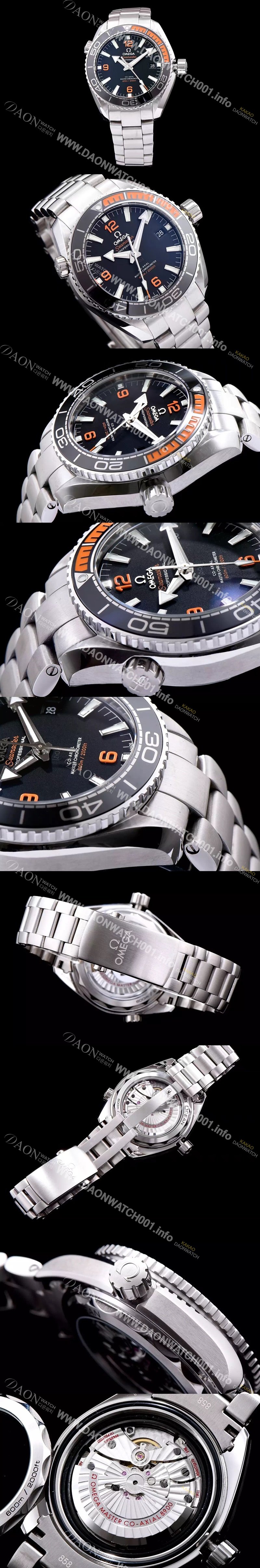 SA급 오메가 남성용 시마스터 블랙 다이얼 오토매틱 무브먼트 OMG0341 xx