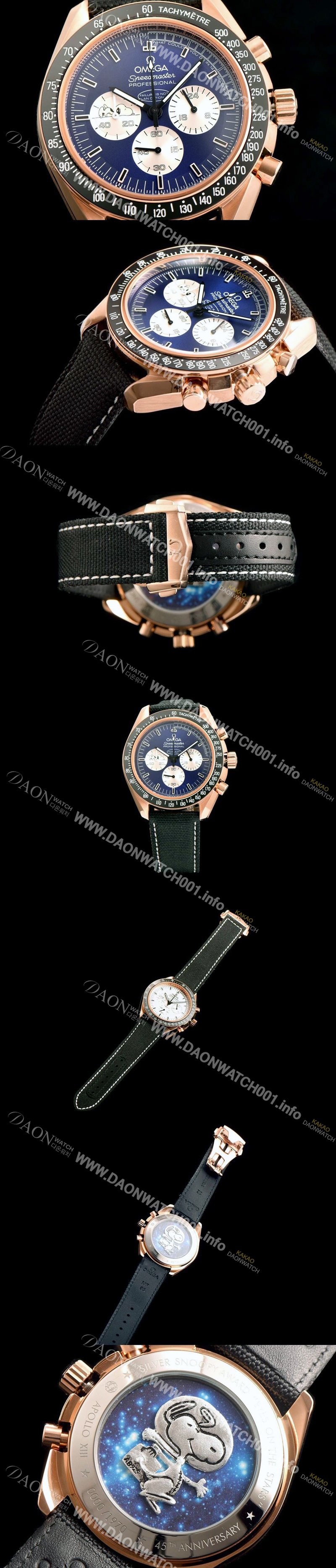 SA급 오메가 남성용 스피드마스터 311.32.42.30.04.003 18k 로즈골드 블랙 다이얼 스위스 정품 쿼츠 무브먼트 OMG00005 xx