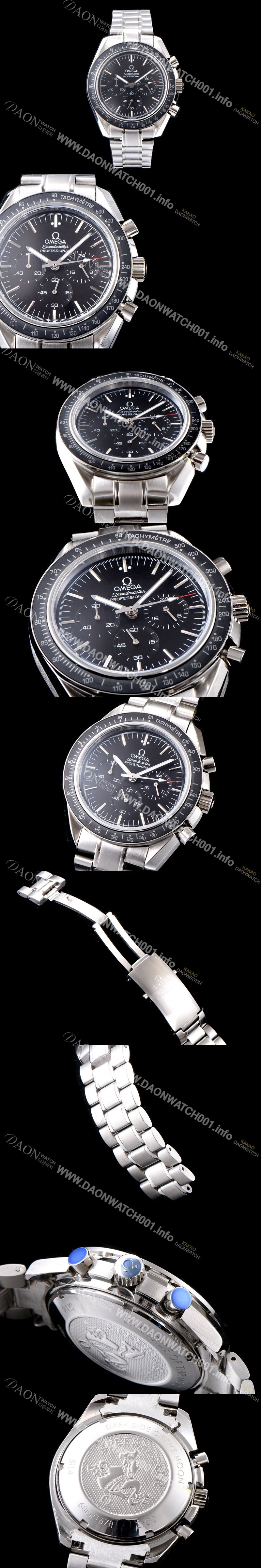 SA급 오메가 남성용 스피드마스터 311.30.42.30.01.006 문워치 프로페셔널 크로노그래프 블랙 다이얼 브레이슬릿 일본 수입산 쿼츠 무브먼트 OMG0542 xx