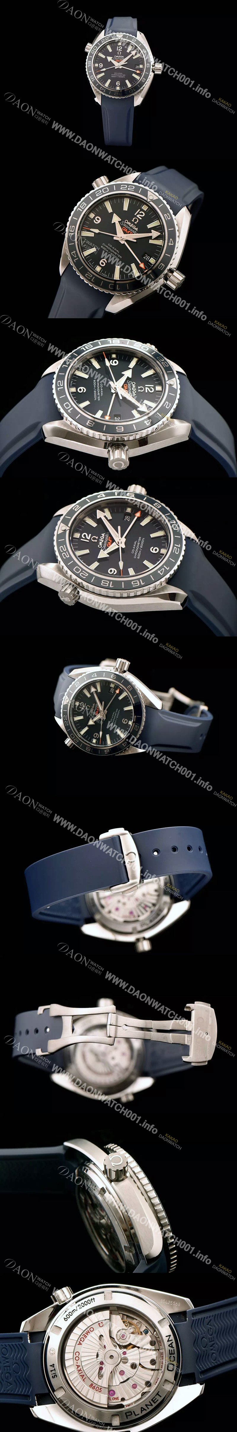 SA급 오메가 남성용 시마스터 플래닛 오션 코엑시얼 지엠티 블루다이얼 OMG0003 xx