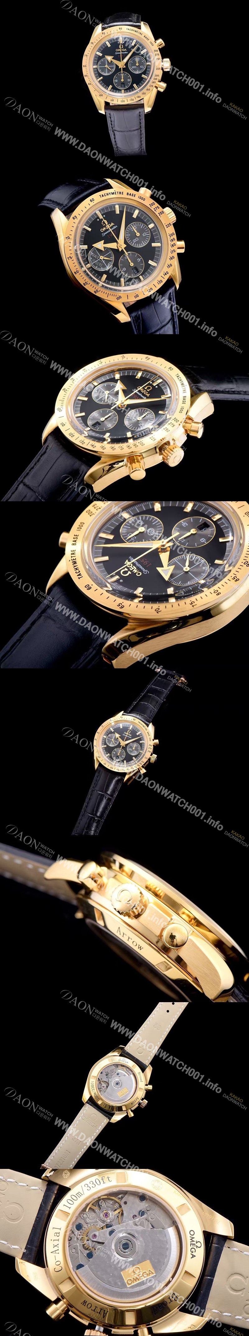 SA급 오메가 남성용 스피드마스터1957 블랙 다이얼 오토매틱 무브먼트 OMG0324 xx