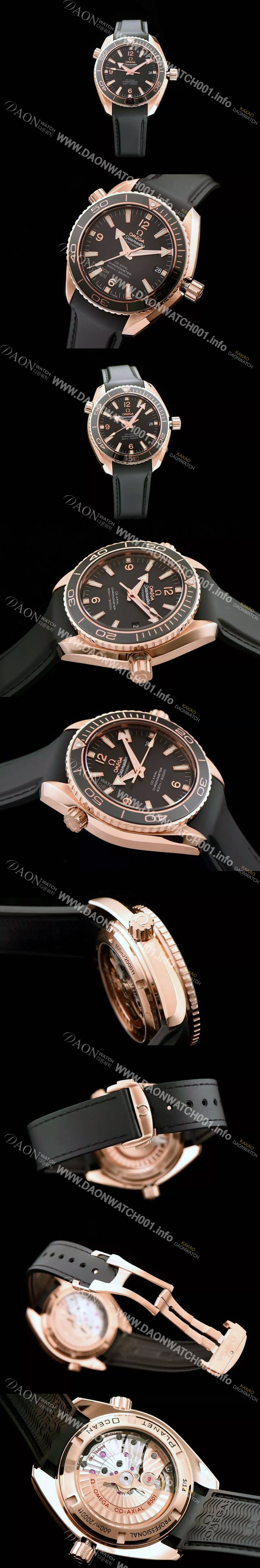 SA급 오메가 남성용 시마스터 플래닛오션 600m 코액시얼 블랙다이얼 OMG0004 xx