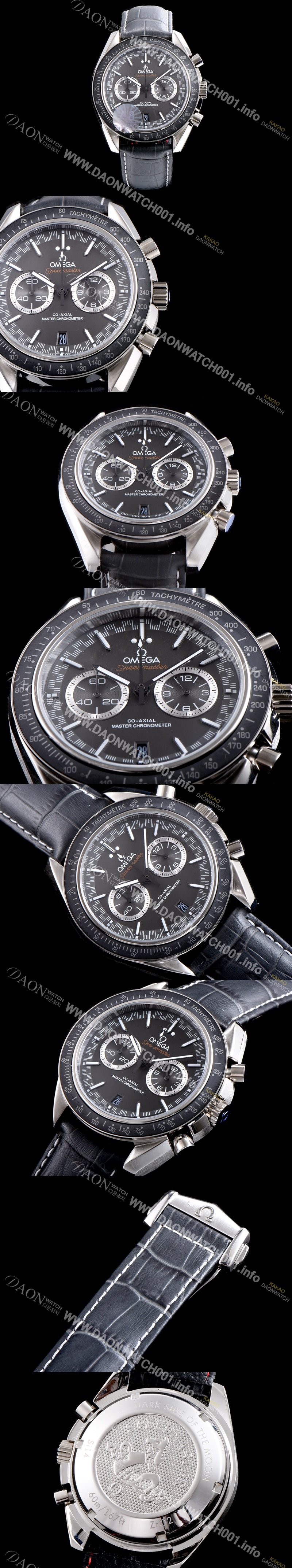 SA급 오메가 남성용 스피드마스터 329.23.44.51.06.001 레이싱 코-액시얼 마스터 크로노미터 타키미터 크로노그래프 그레이 다이얼 일본 수입산 쿼츠 무브먼트 OMG00004 xx