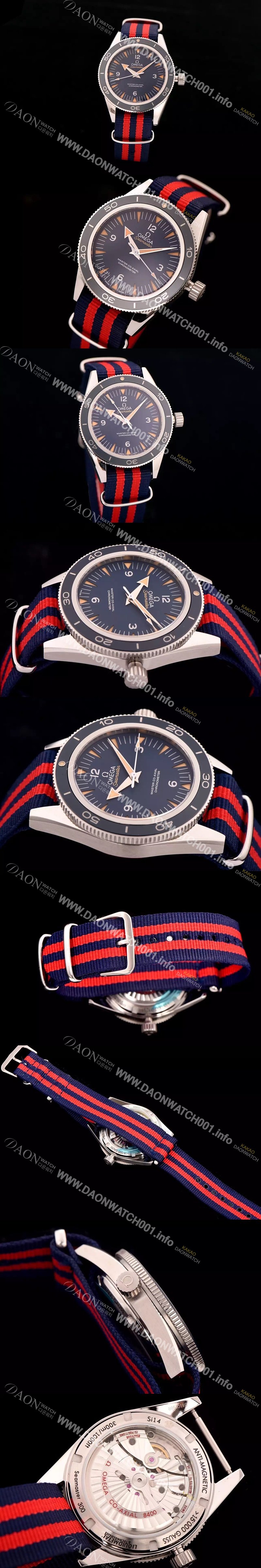 SA급 오메가 남성용 제임스본드007 2015/S 인기상품 시마스터 코엑시얼 리퀴드 메탈 블루다이얼 OMG0111 xx