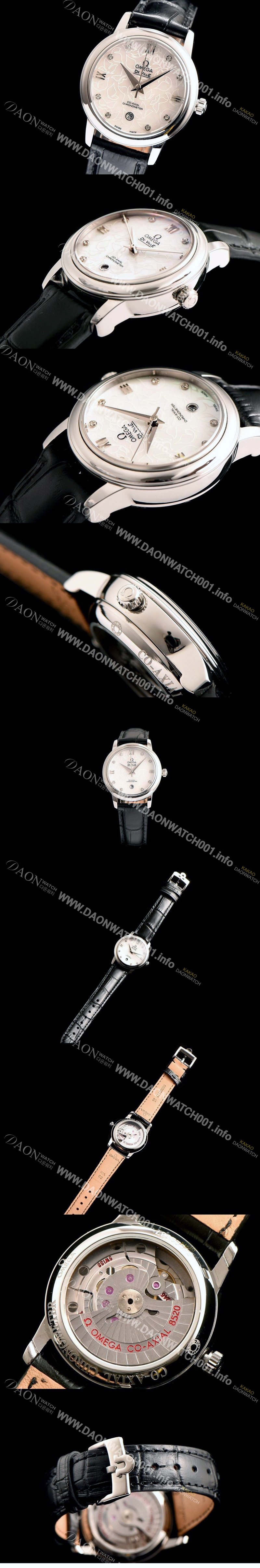 SA급 오메가 여성용 드빌 424.12.33.20.55 자게 화이트 다이얼 쥬얼리 인덱스 오토매틱 무브먼트 OMG0011 xx