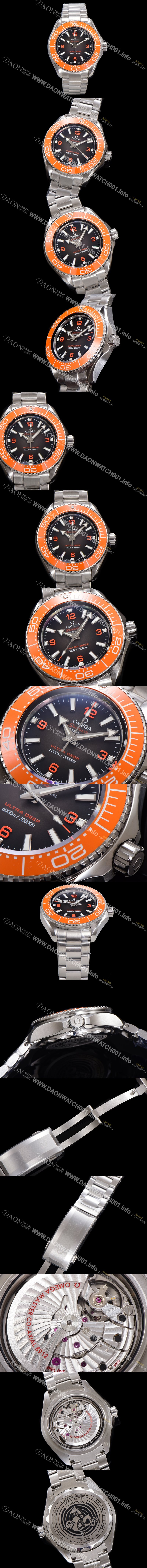 SA급 오메가 남성용 씨마스터 신제품 215.30.46.21.06.001 플래닛 오션 울트라 딥 6000m 45.5mm 오토매틱 Cal.8912 타입 메탈줄 그레이 다이얼 omg20253 xx