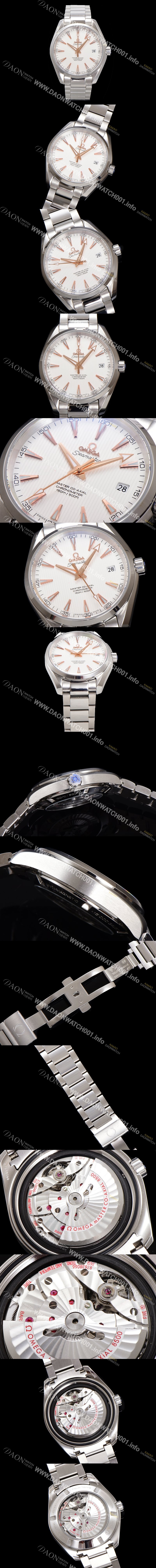 SA급 오메가 남성용 씨마스터 231.13.42.21.02.003 아쿠아테라 150M 코-액시얼 41.5mm 실버 다이얼 오토매틱 무브먼트 omg20225 xx