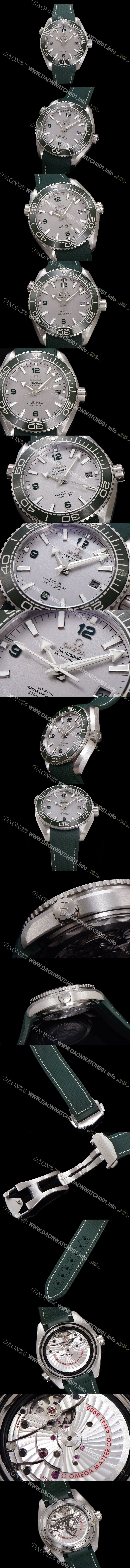 SA급 오메가 남성용 씨마스터 신제품 215.32.44.21.06.001 플래닛 오션 600m 코-액시얼 마스터 크로노미터 43.5mm 오토매틱 Cal.8900 타입 우레탄줄 그레이 다이얼 omg20251 xx