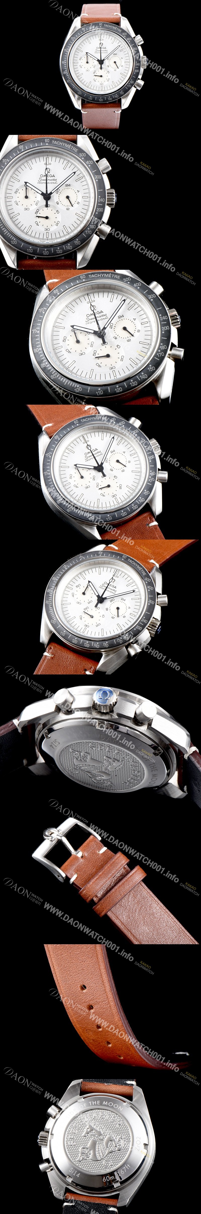 SA급 오메가 남성용 스피드마스터 311.32.42.30.01.001 문워치 기념 리미티드 에디션 스피디 튜즈데이 크로노그래프 화이트 다이얼 스위스 쿼츠 무브먼트 OMG0524 xx