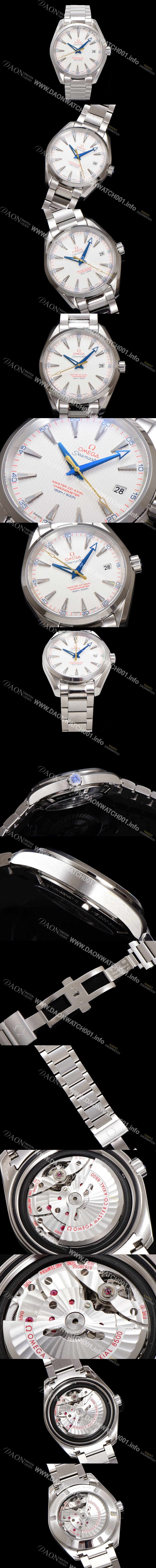 SA급 오메가 남성용 씨마스터 231.10.42.21.02.004 아쿠아테라 150M 코-액시얼 골프 에디션 41.5mm 실버 다이얼 오토매틱 무브먼트 omg20227 xx