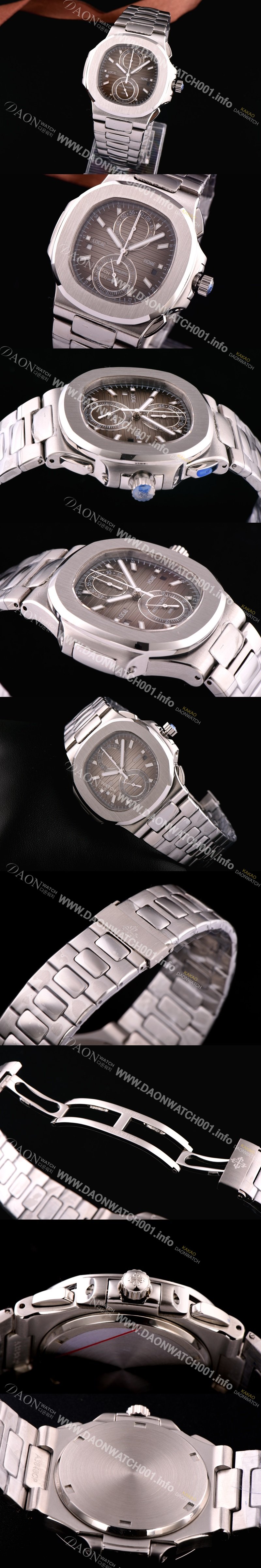 SA급 파텍필립 노틸러스 스위스 쿼츠 브라운 다이얼 PAT0422 xx