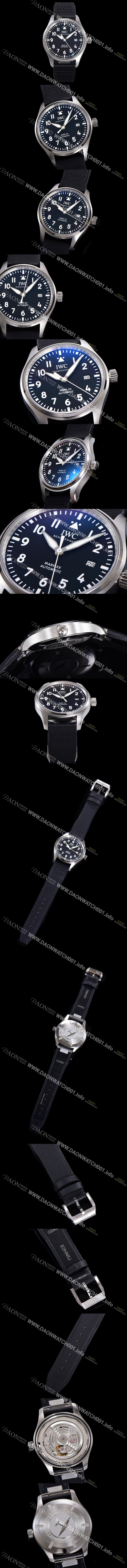 SA급 아이더블유씨 남성용시계 1:1수제공정형 마크18 !! 파일럿 IW328201 마크18 오토매틱 32111타입 40mm 가죽줄 블랙 다이얼 iwc19264 xx