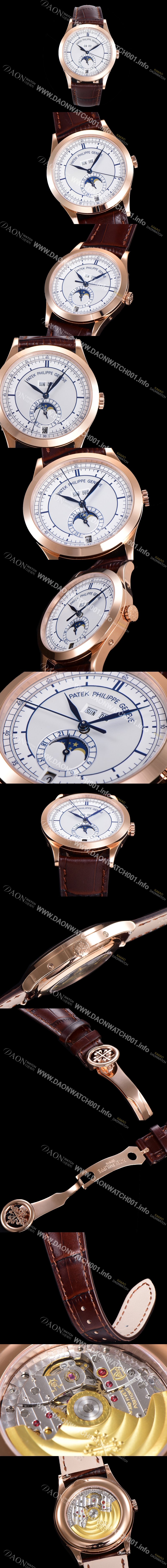 SA급 파텍필립 남성용 컴플리케이션 5396R 에뉴얼 캘린더 39MM UP!! 데이-데이트 문페이즈 18K 로즈골드 케이스 화이트 다이얼 Cal.324 S C 오토매틱 무브먼트 PAT0114 xx